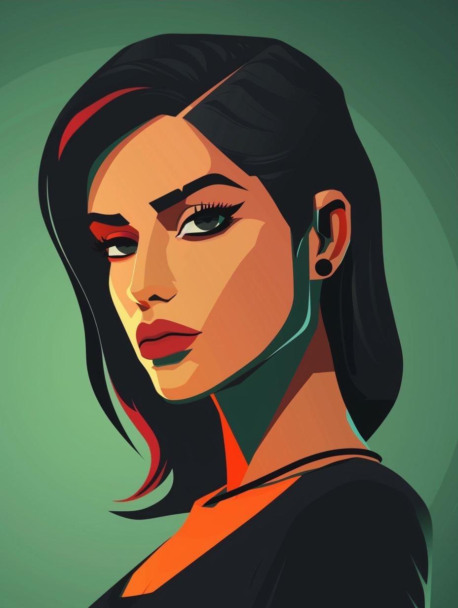 Moody Cinematic Vector Portraits - Image 3