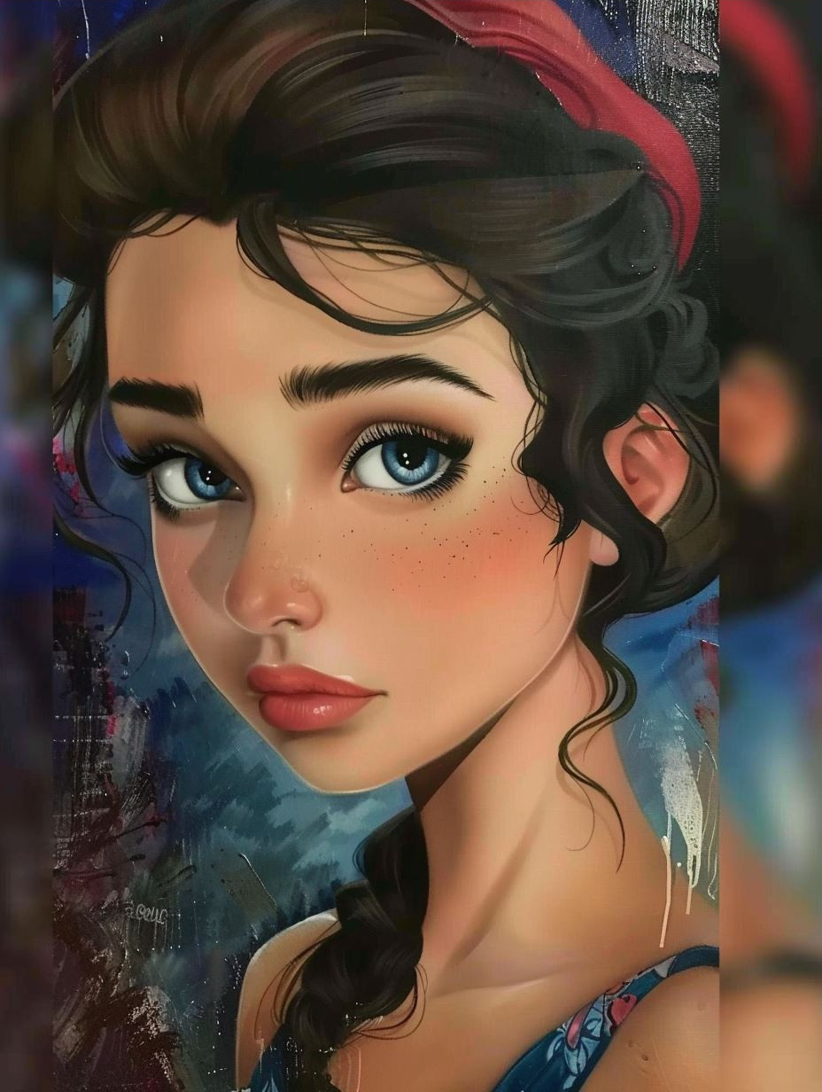 Ethereal Digital Portraiture Study - Image 3