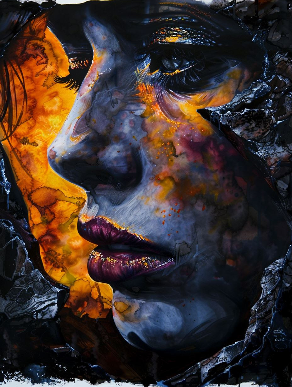 Molten Soul Abstract Portraits - Image 4