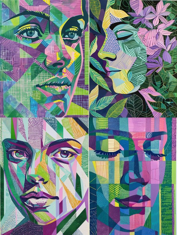 Prismatic Portraits of Inner Reflection
