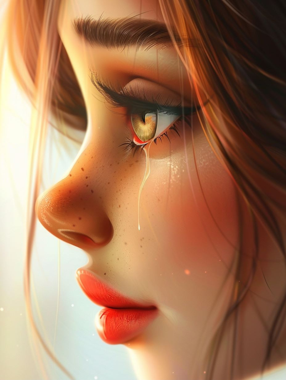 Melancholy Glow of Golden Tears - Image 1