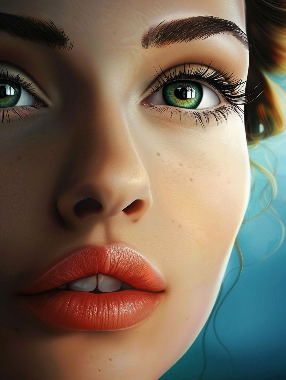 Ethereal Gaze: A Study of Beauty - Image 2
