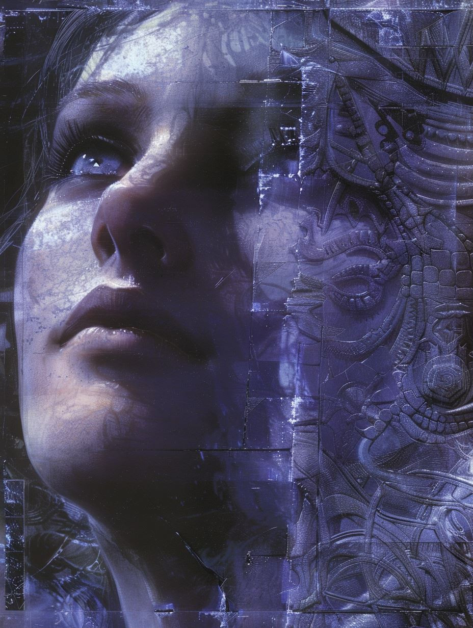 Ethereal Indigo Dream Portraits - Image 1