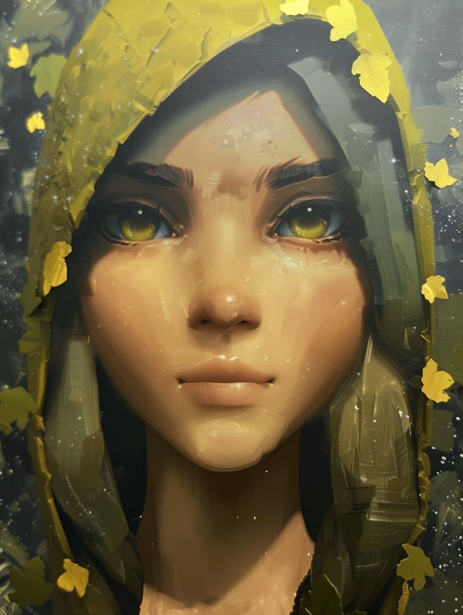 Golden Autumn Gaze - Image 1