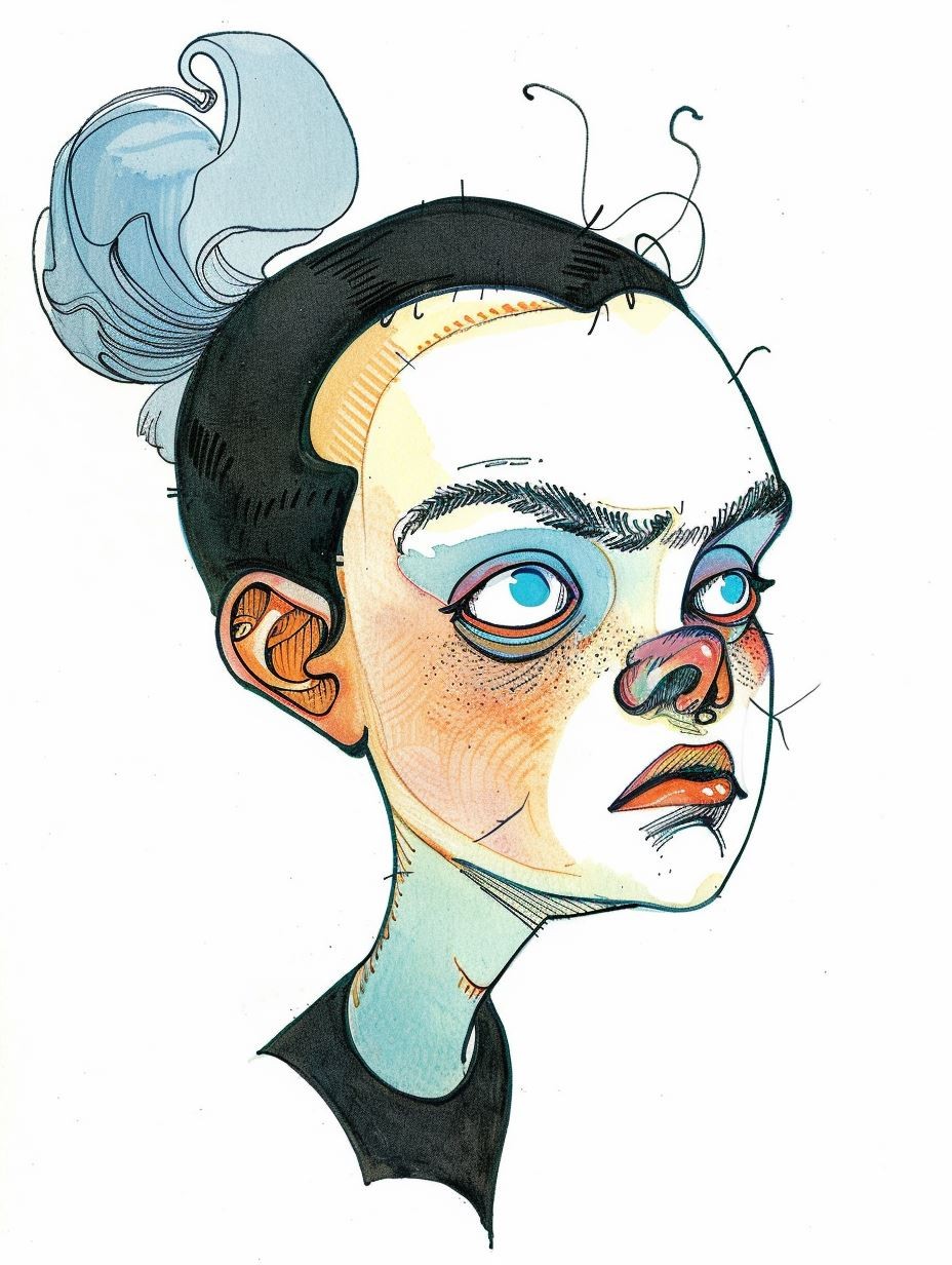 Whimsical Forest Sprite Portrait - Image 4