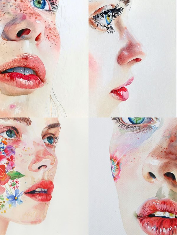 Floral Whispers in Watercolor