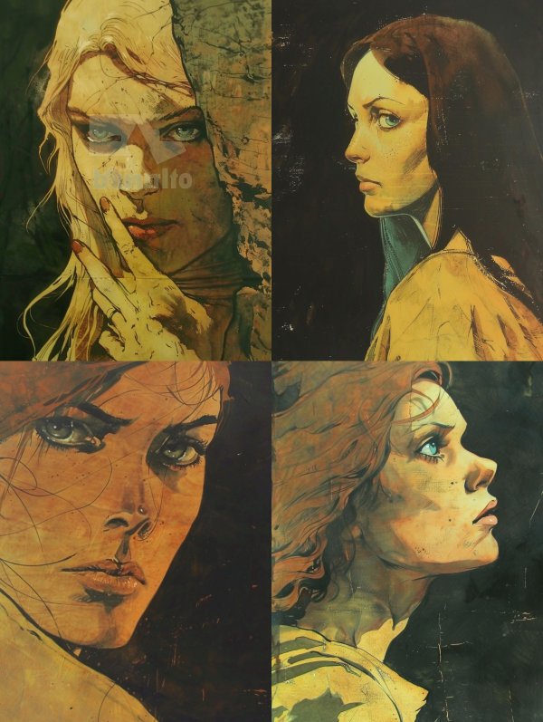 Moody Ethereal Portrait Studies