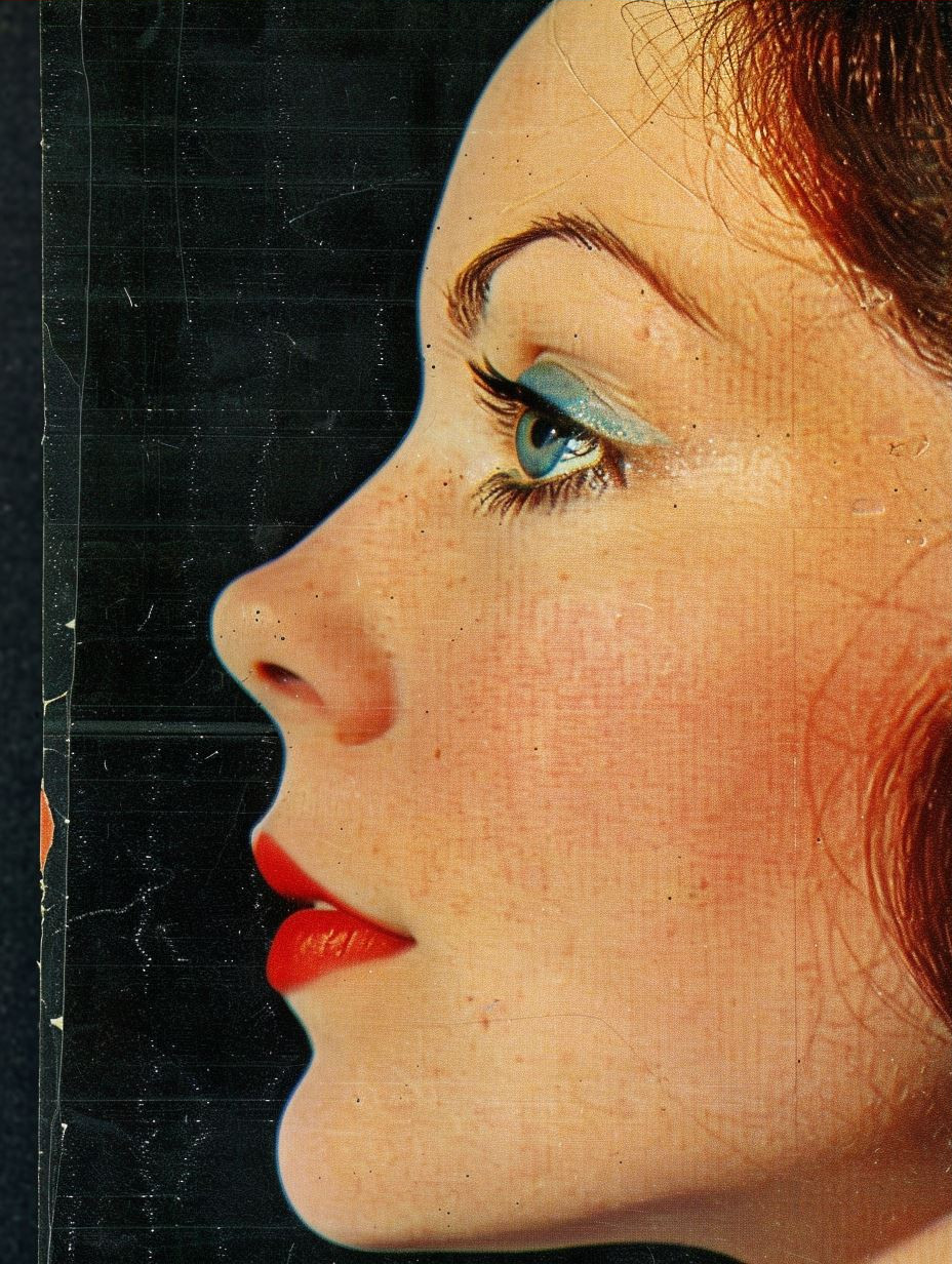Vintage Mid Century Portrait Collage - Image 3