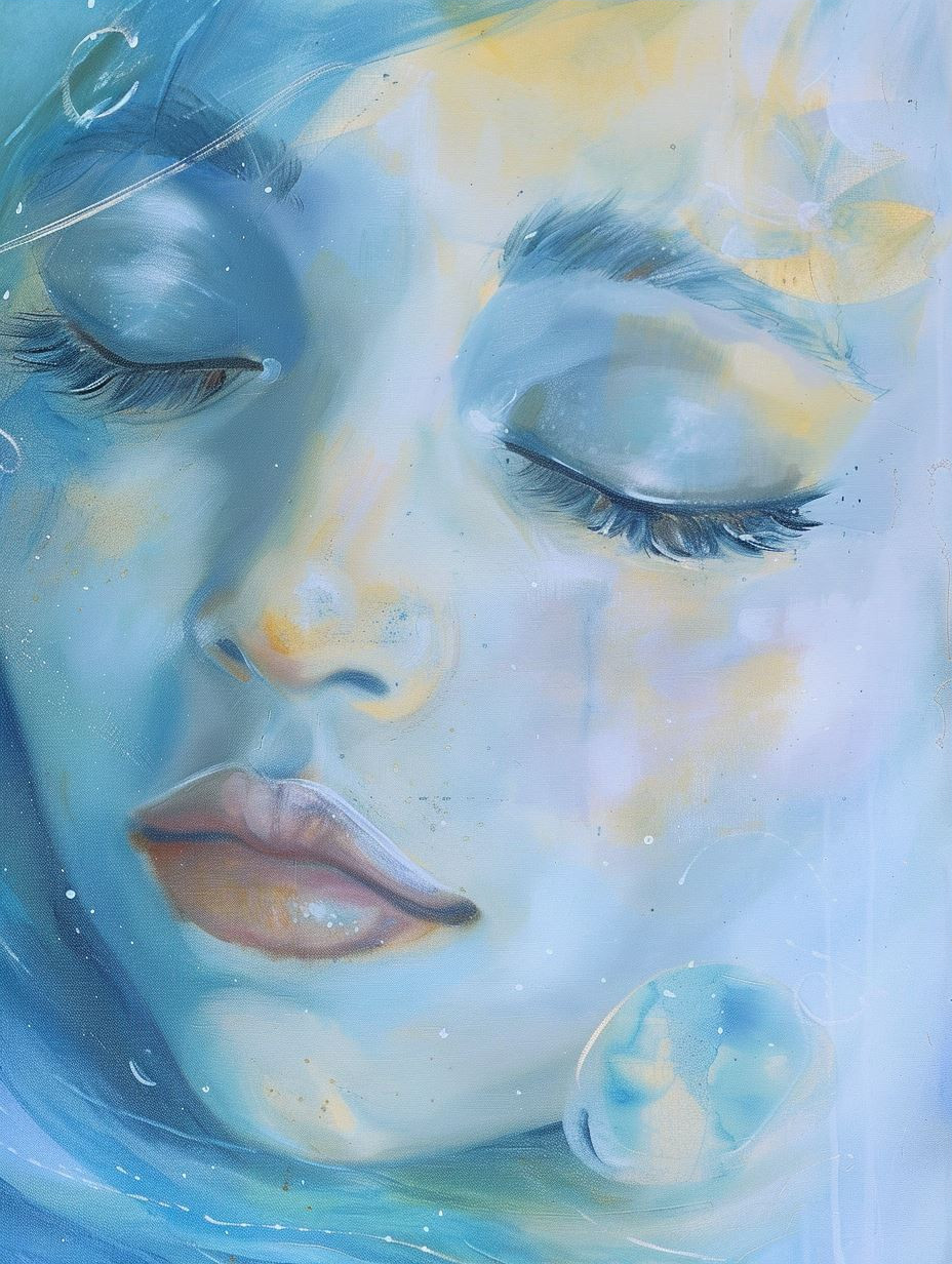 Ethereal Dreams in Azure - Image 3