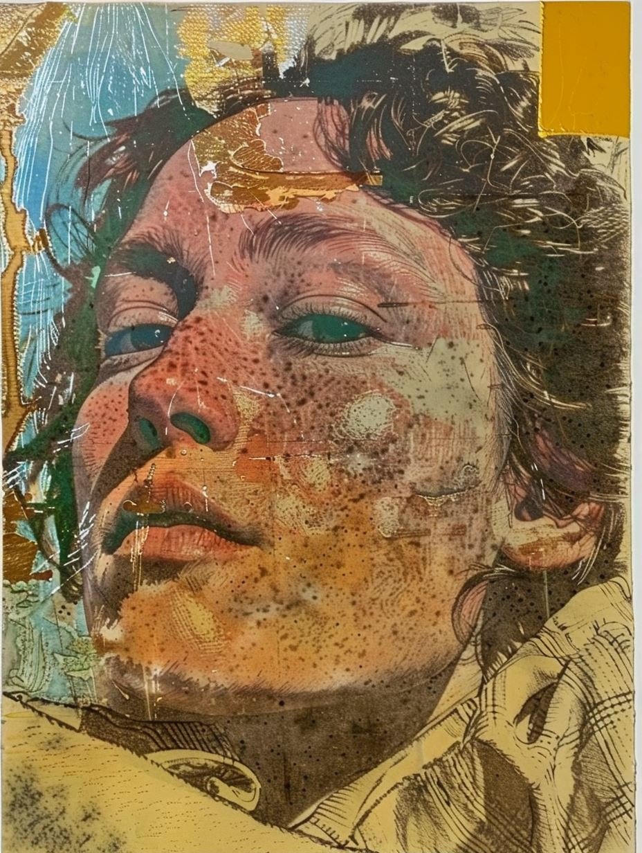 Textured Portraits of Ethereal Gazes - Image 2