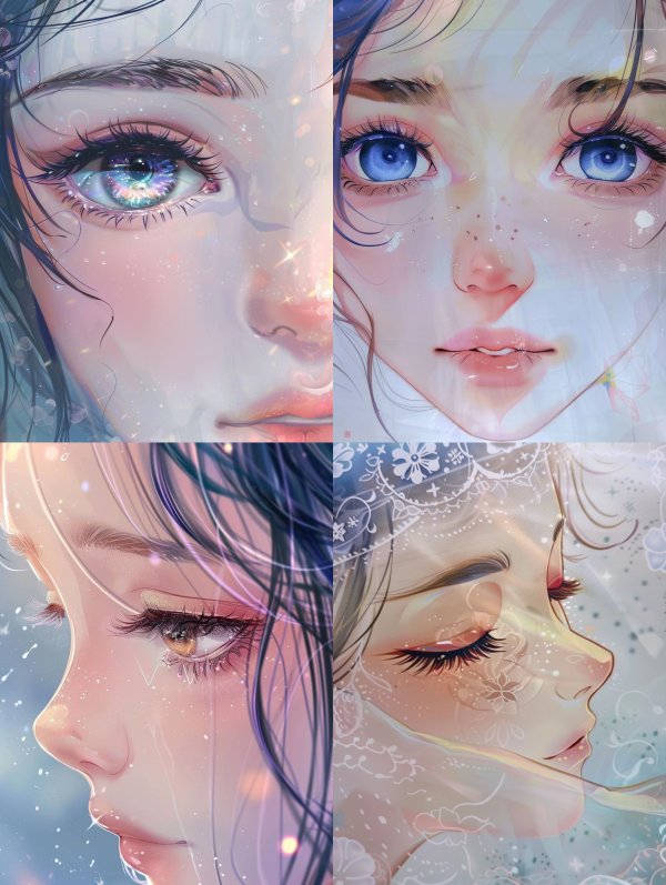 Ethereal Gaze of Winter Dreams