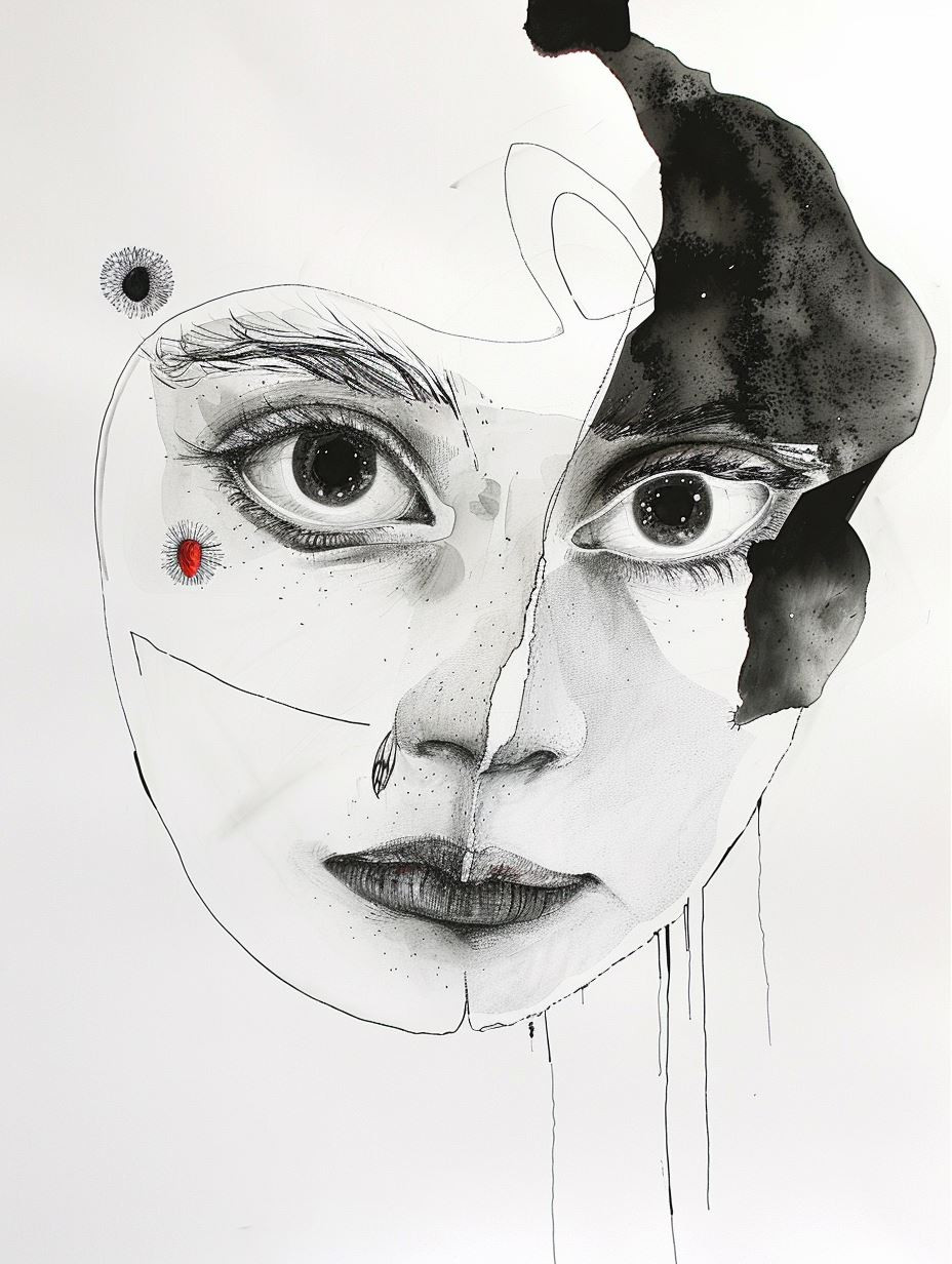 Fragmented Visions: Surrealist Portrait Studies - Image 4