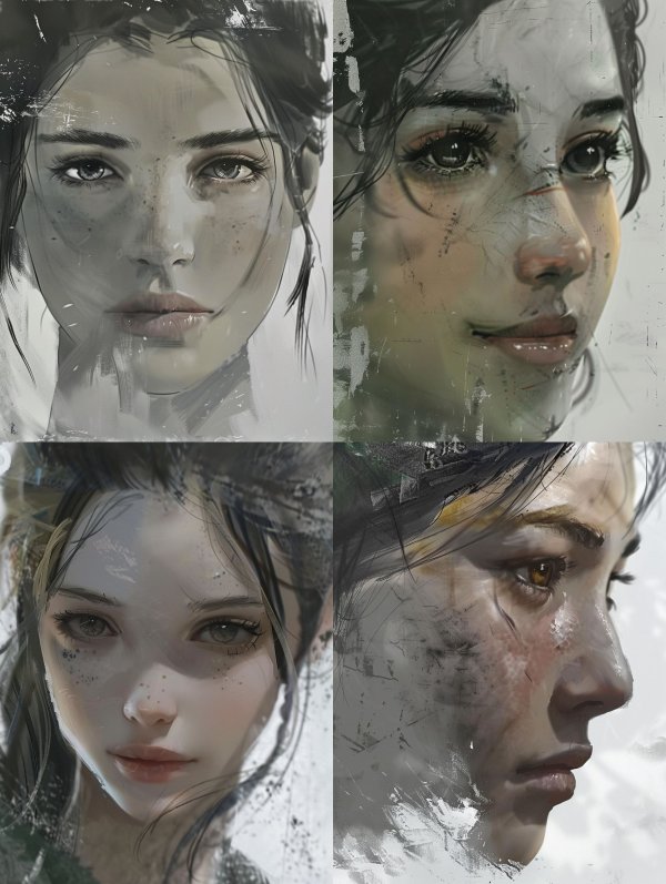 Whispers of the Soul Digital Portraits