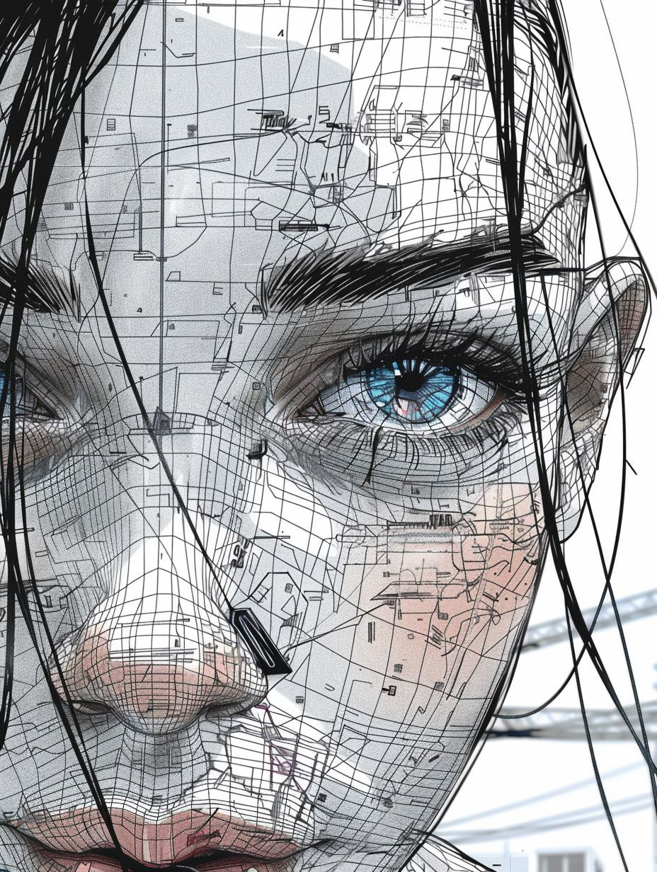 Fragmented Soul Sketch Study - Image 2