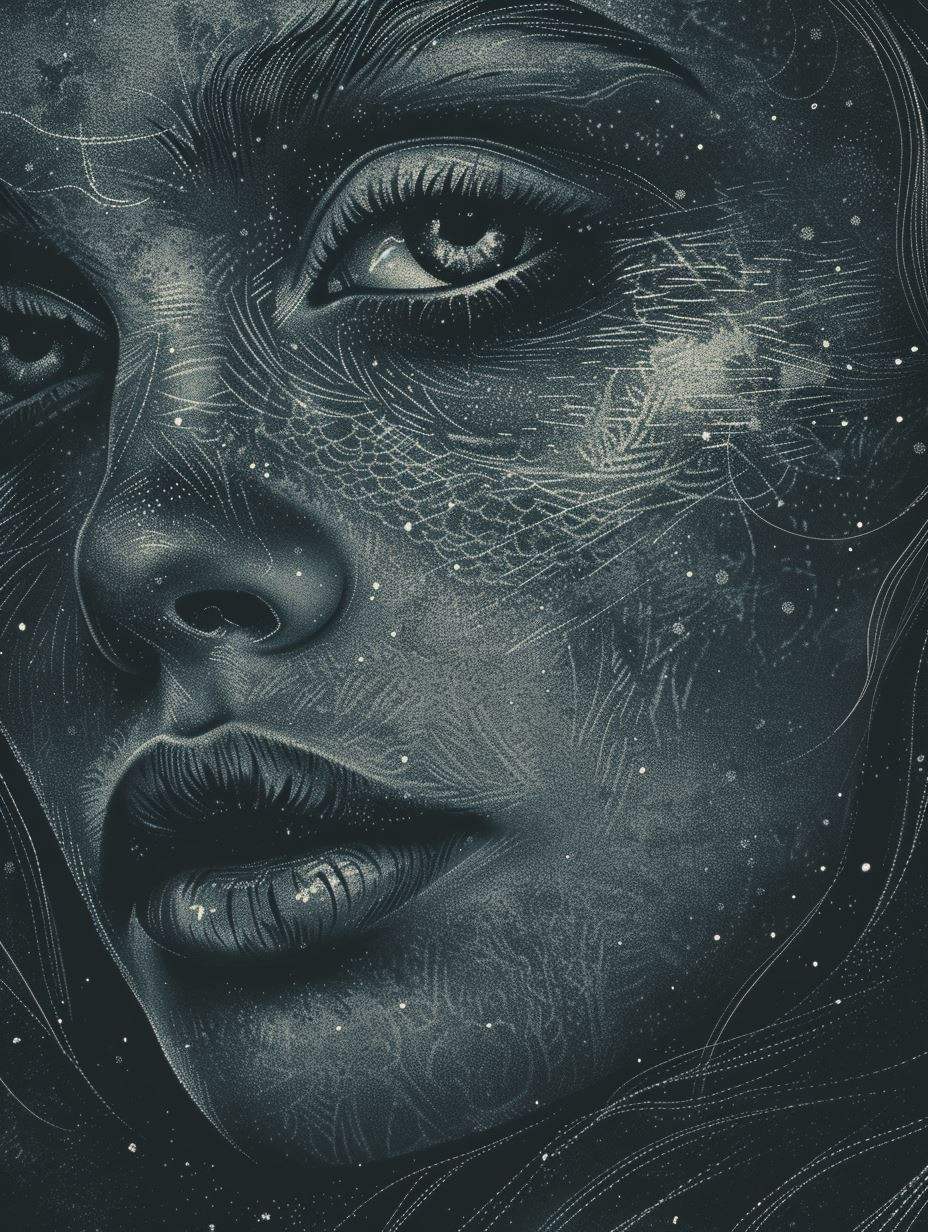 Celestial Etchings of a Goddess - Image 1