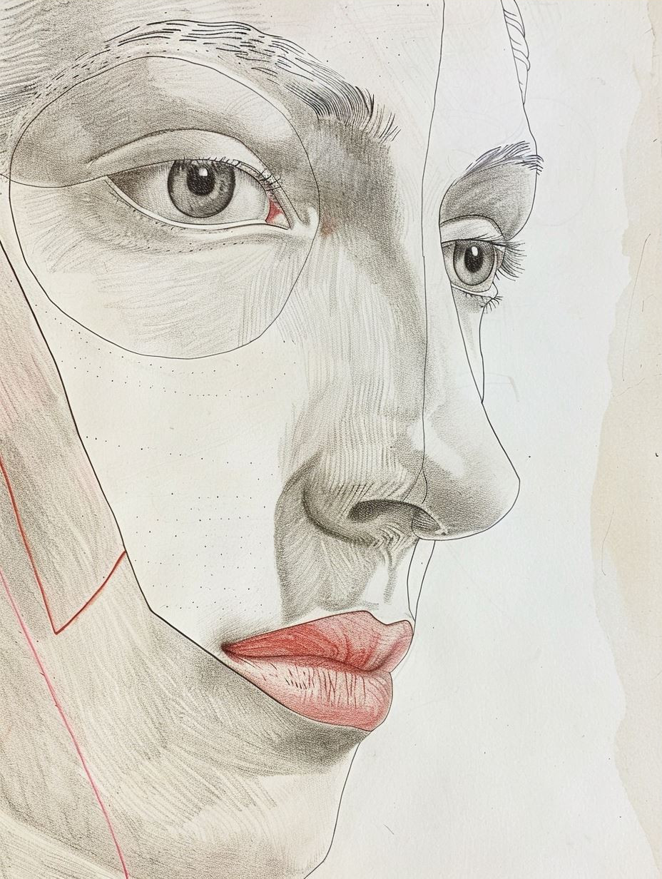Linear Elegance Portrait - Image 3