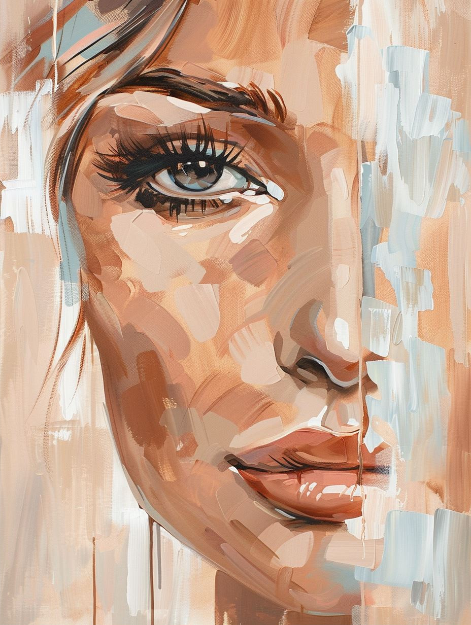 Ethereal Impressionist Female Portraits - Image 2
