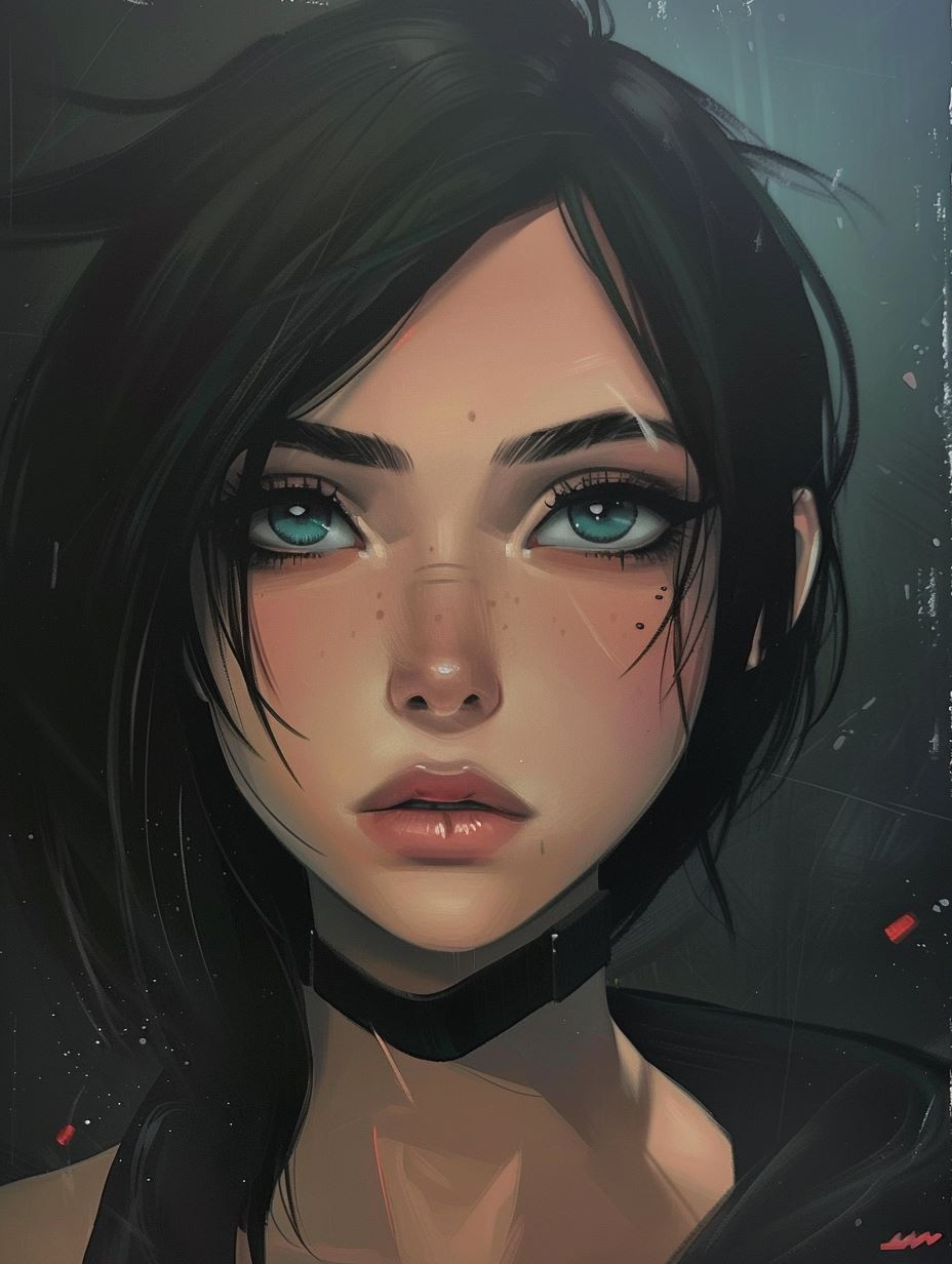 Cyberpunk Visions: Four Digital Portraits - Image 1