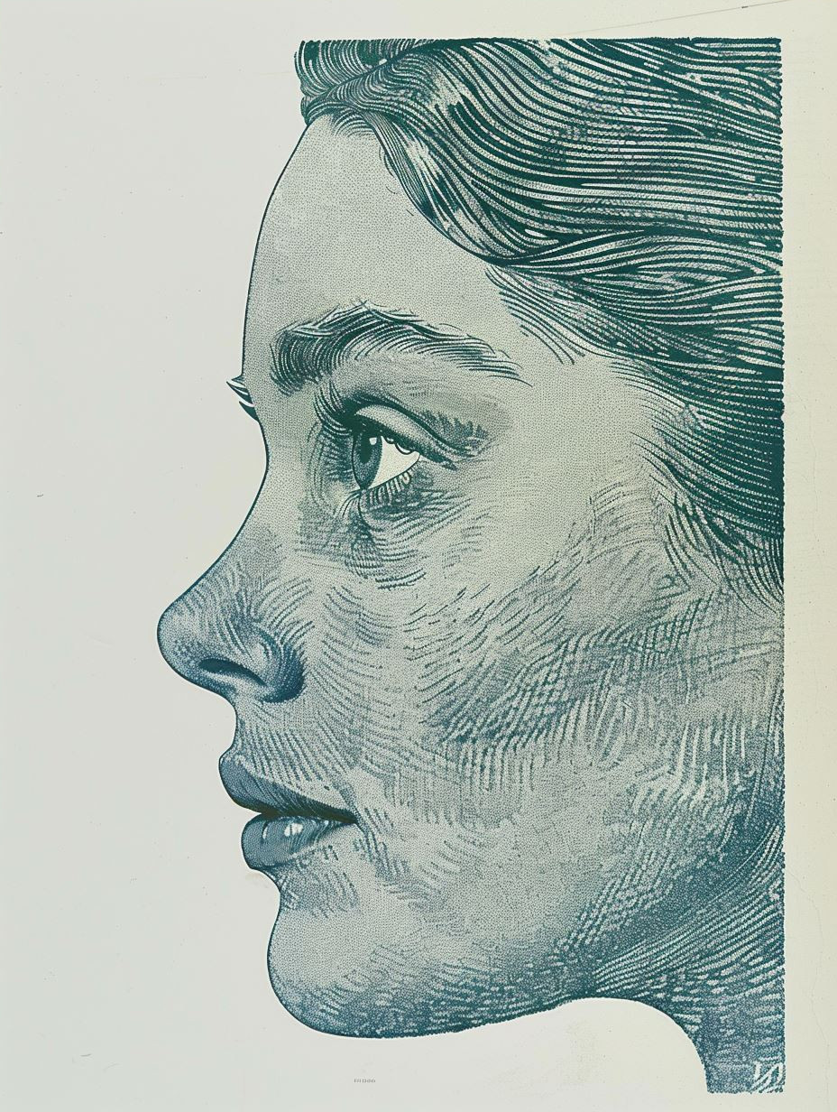 Dual Tone Etched Portrait - Image 4