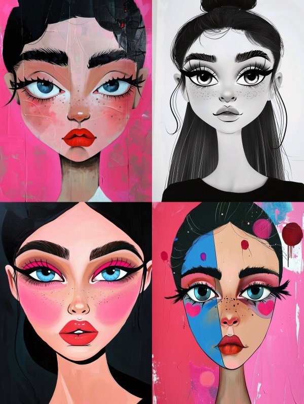 Vibrant Pop Art Portraiture