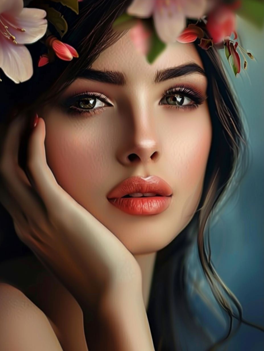 Ethereal Glow Portrait Study - Image 3