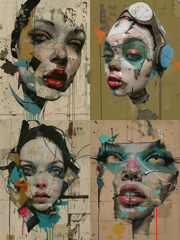 Fragmented Portraits of Urban Decay