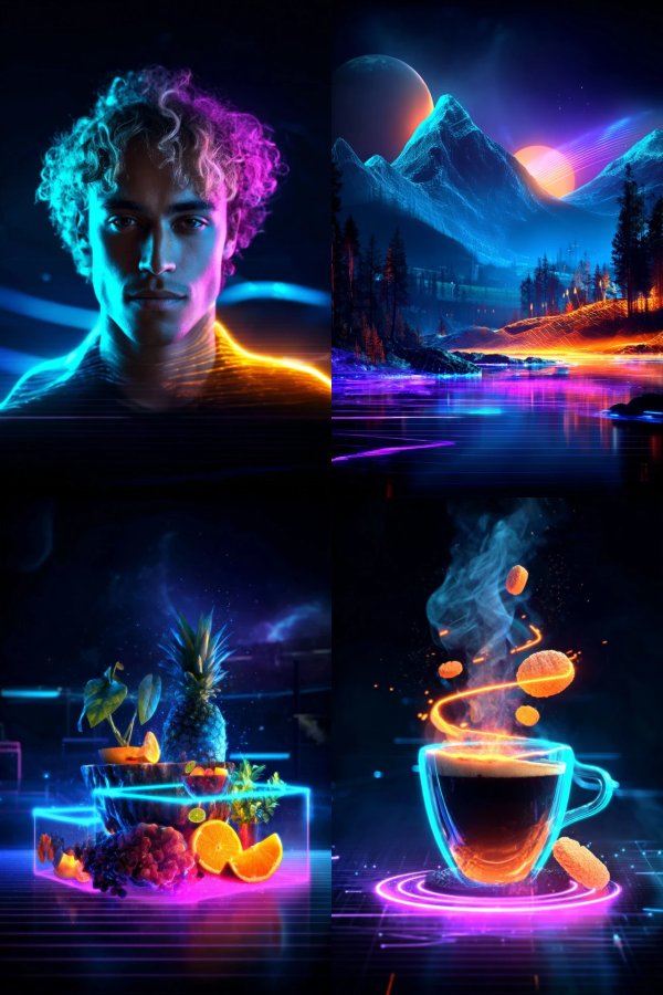 Neon Dreams: A Digital Odyssey