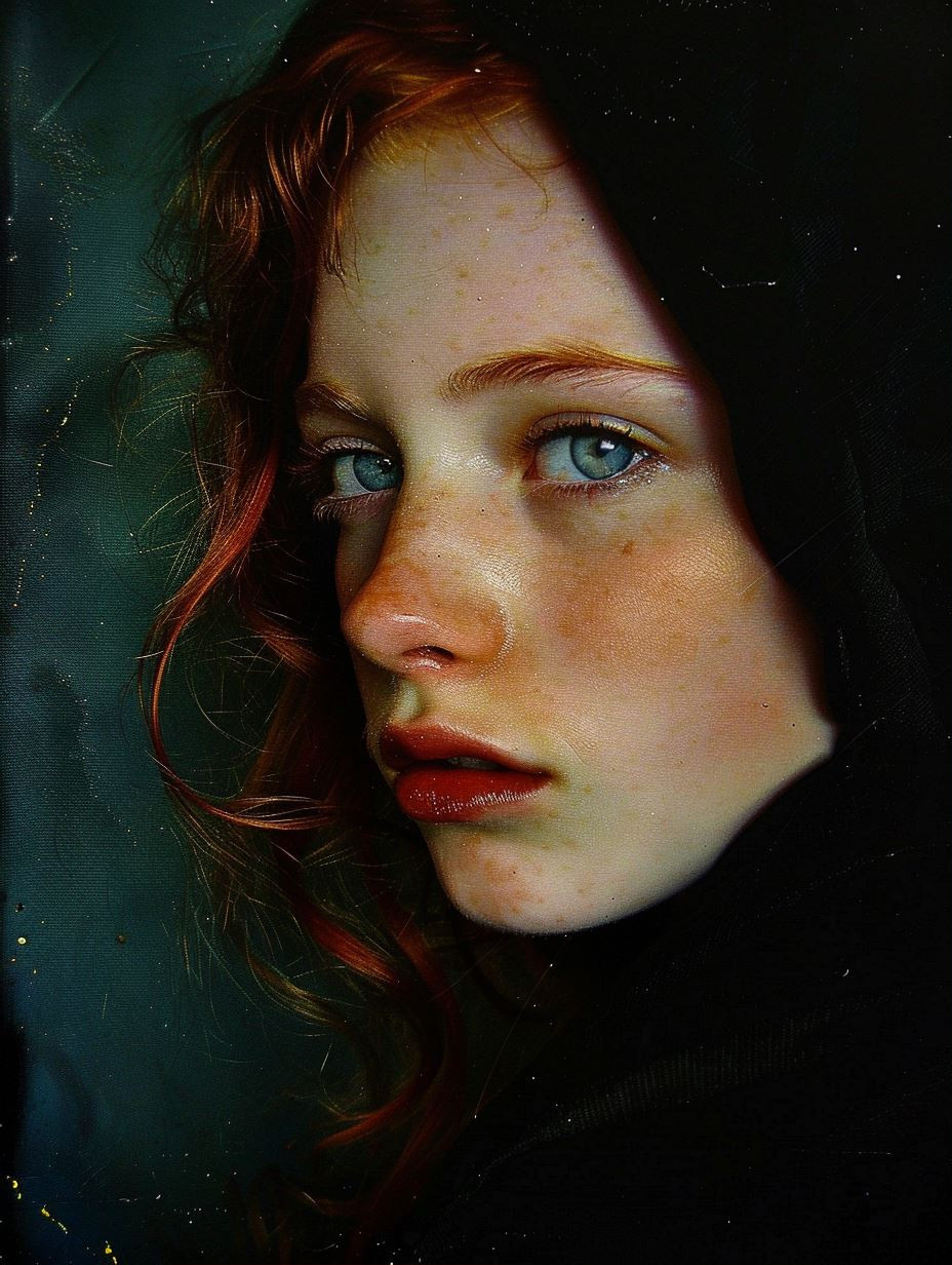 Ethereal Portraits in Moody Shadows - Image 1