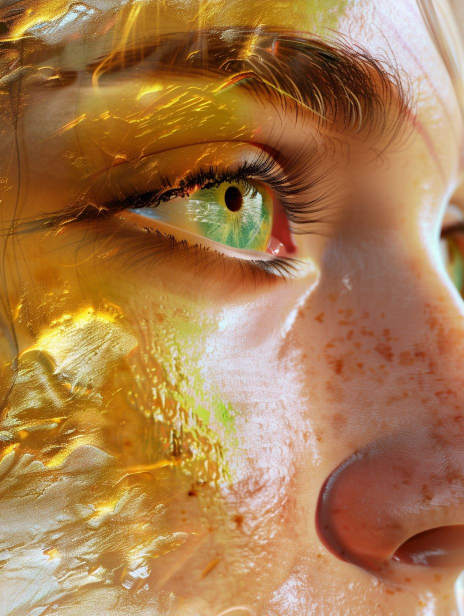 Golden Gaze: Ethereal Portraits - Image 4