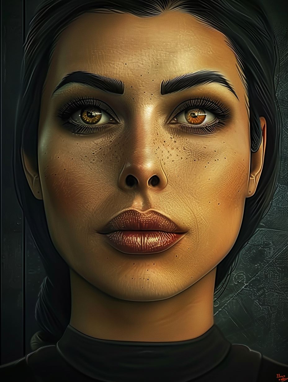 Cinematic Gritty Portrait Studies - Image 1