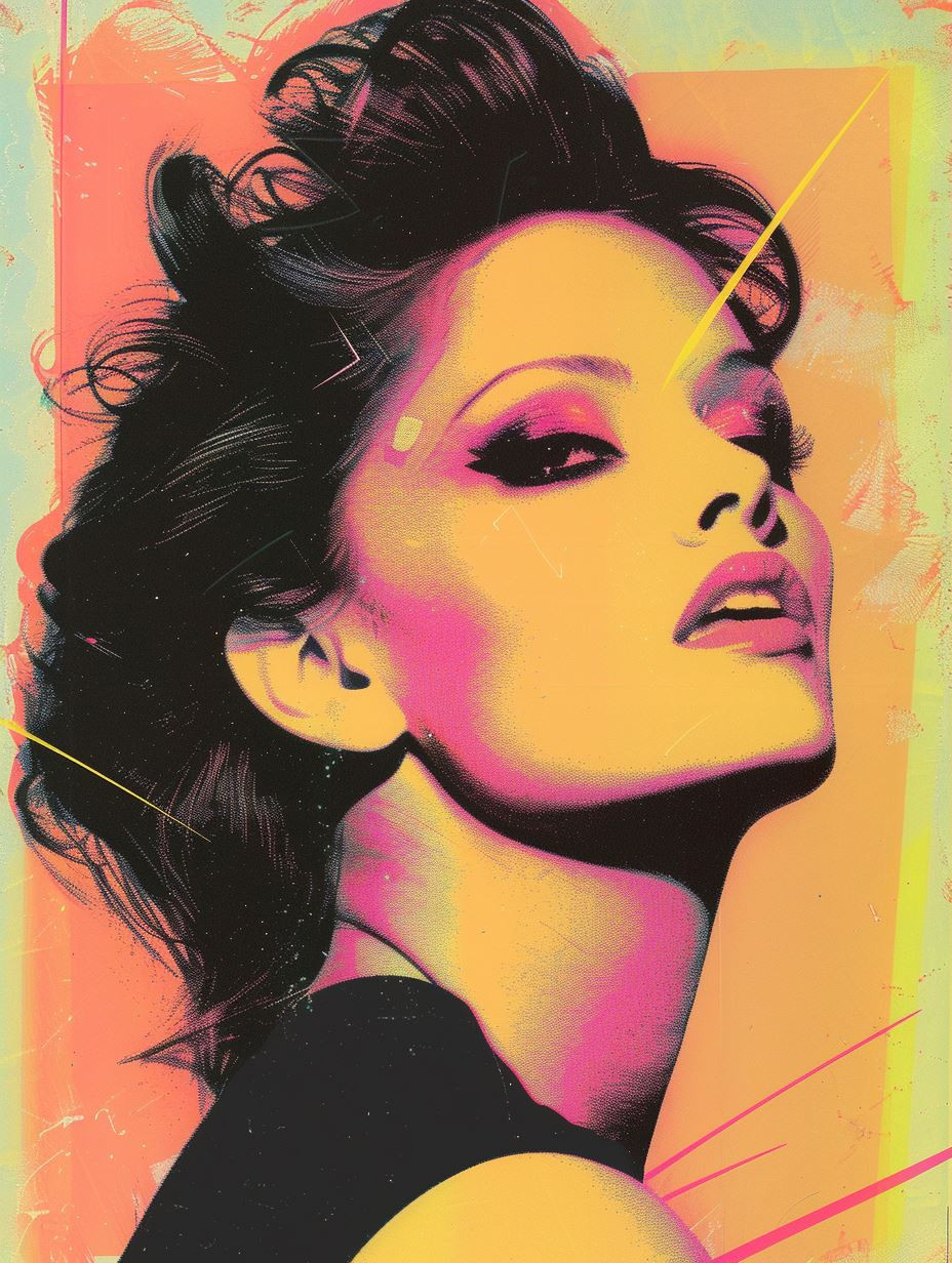 Neon Visions: Pop Art Portraiture - Image 1