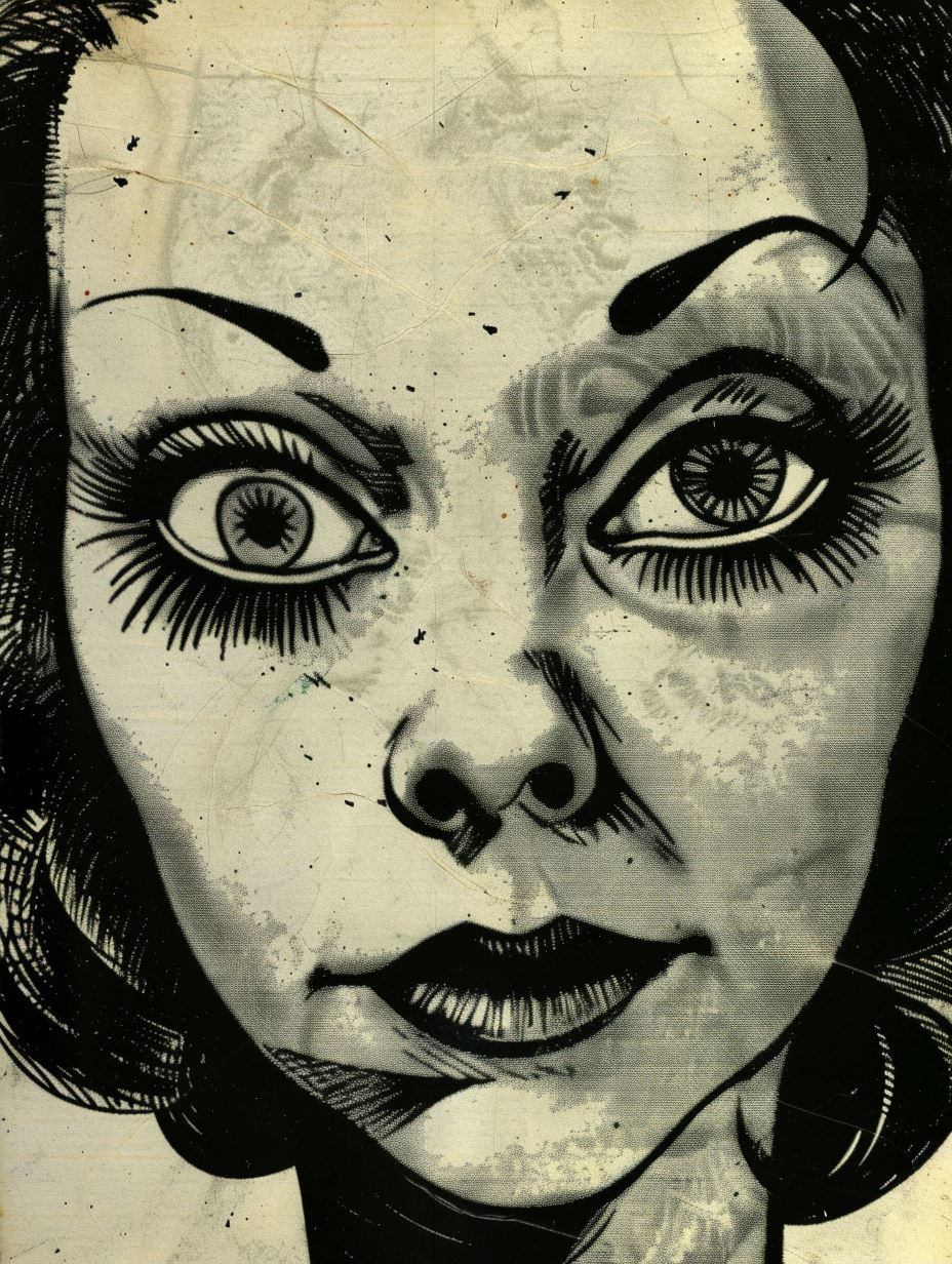 Haunting Gazes in Monochrome - Image 1
