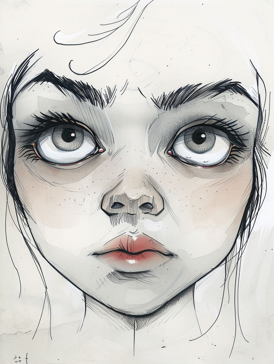 Soulful Gazes: A Study of Expression - Image 1