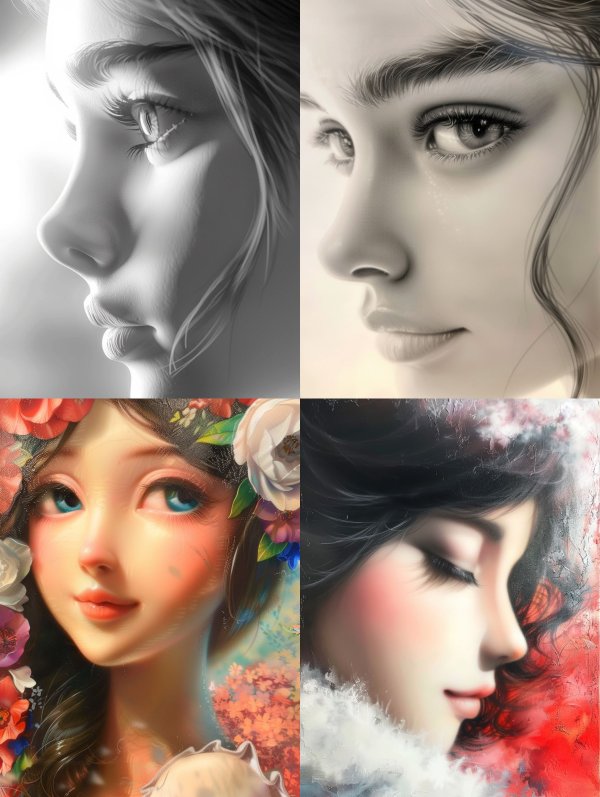 Ethereal Visions of Feminine Beauty