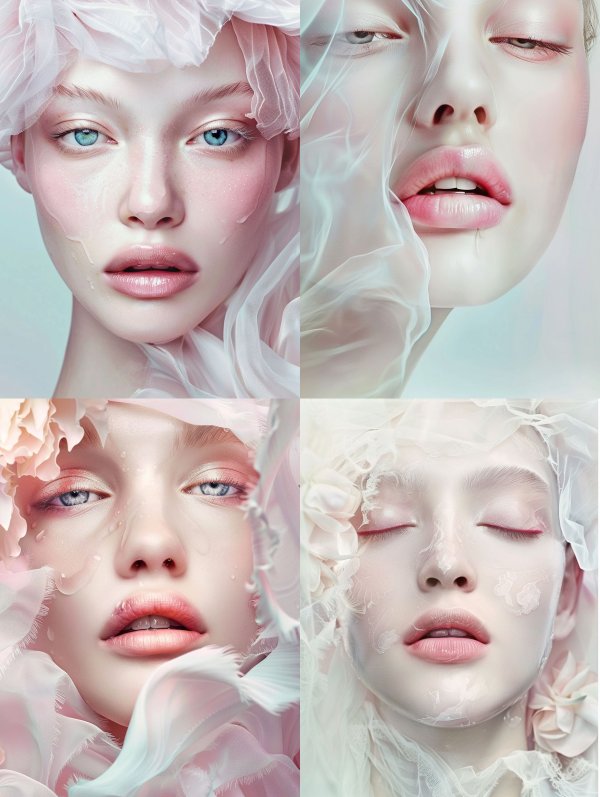 Ethereal Dream of Pale Petals