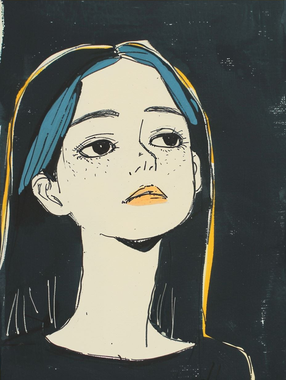 Melancholy Portraits in Bold Contrast - Image 4