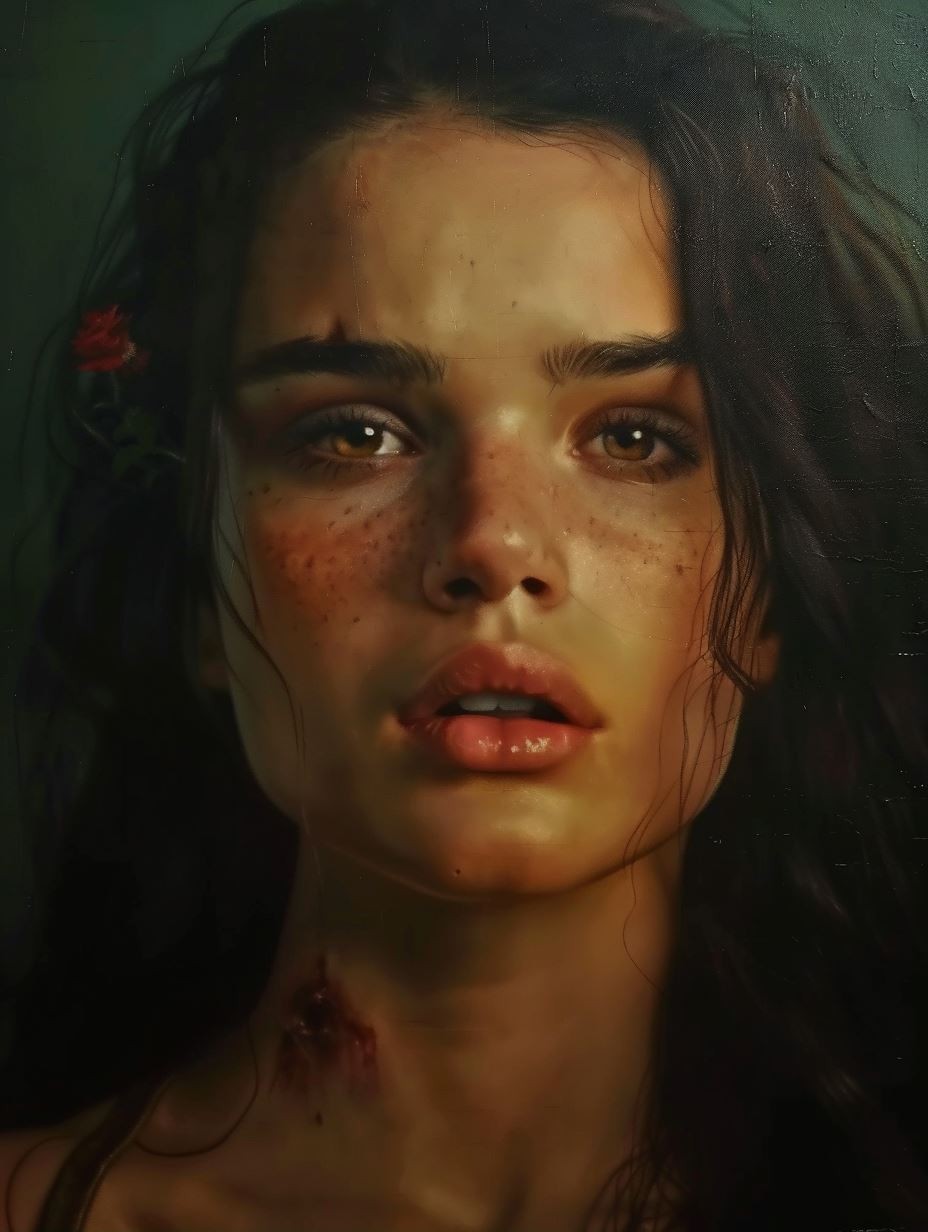 Haunting Gaze of Eternal Sorrow - Image 1