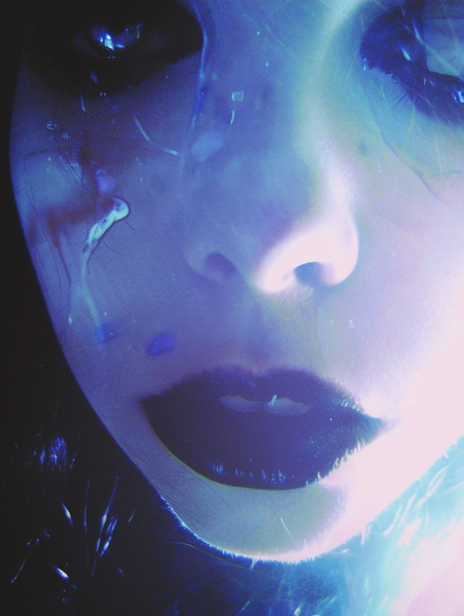 Ethereal Neon Cybernetic Portraits - Image 3