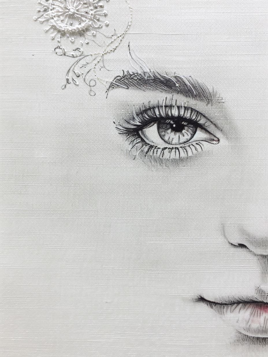Ethereal Gazes in Graphite - Image 1
