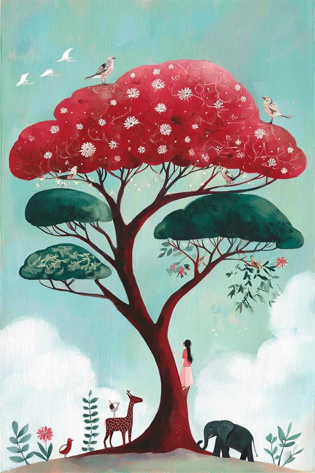 Whimsical Moments of Peace and Nature - Image 5