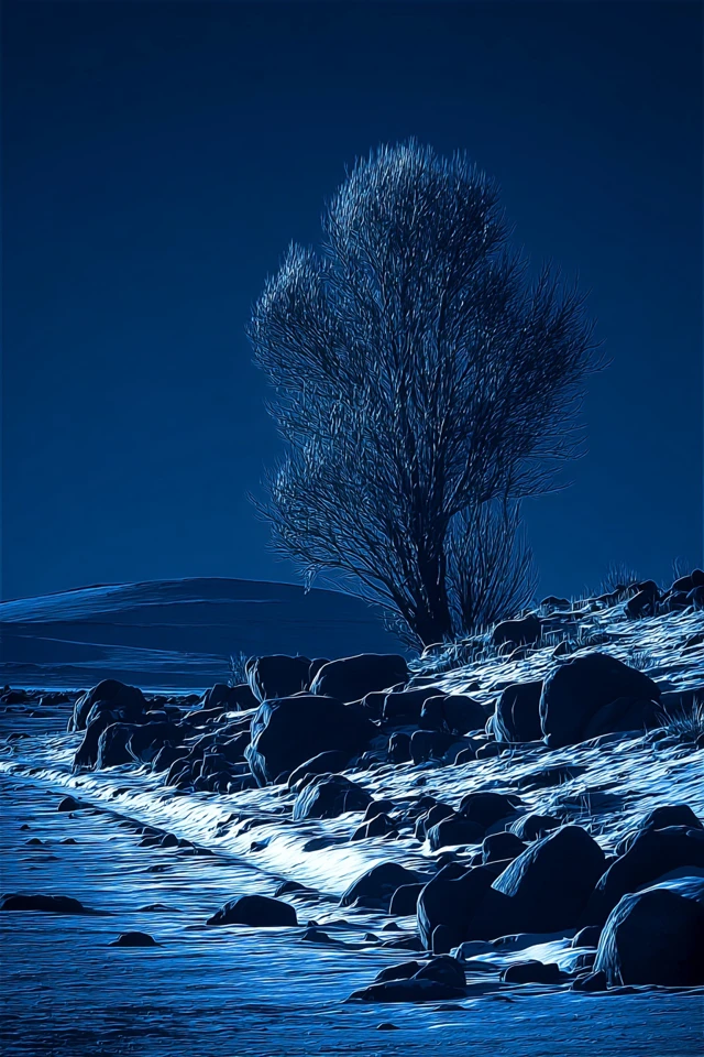 Neon Azure Nocturne - Image 2