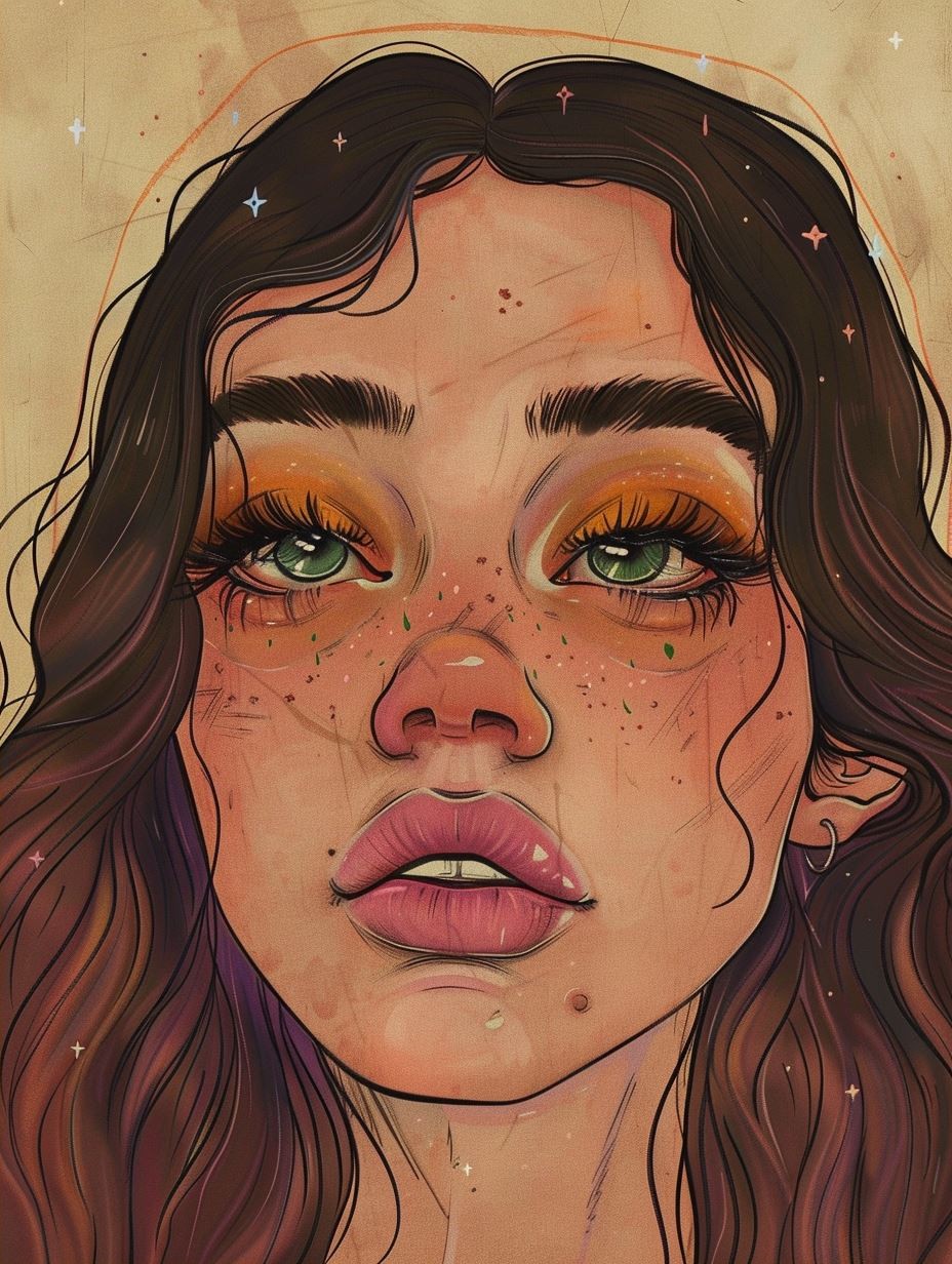 Ethereal Earthy Portrait Art - Image 2