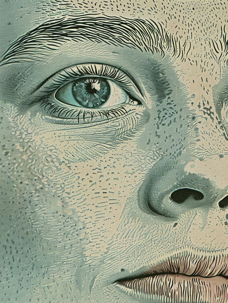 Dual Tone Etched Portrait - Image 2