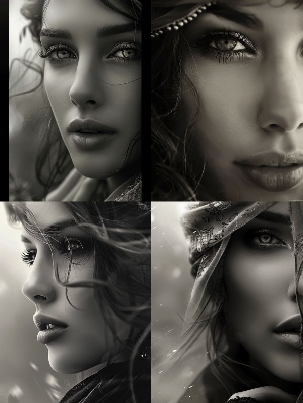Velvet Monochrome Muse