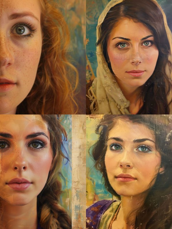 Gaze of the Ethereal Muse