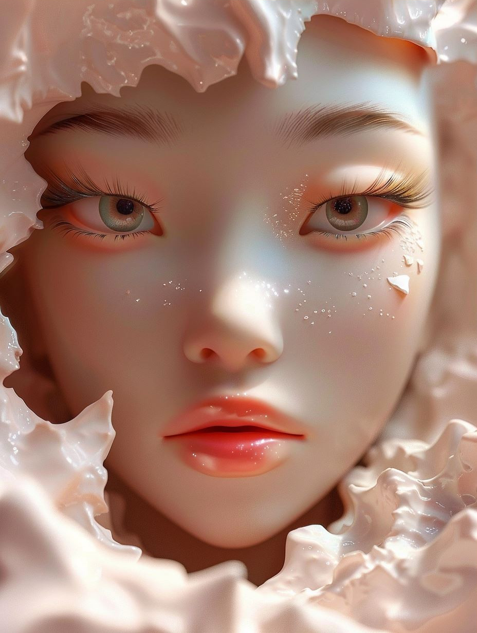 Ethereal Bloom Porcelain Beauty - Image 3