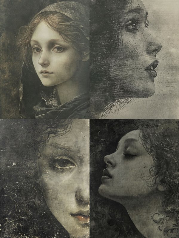 Ethereal Shadows of Silent Gazes