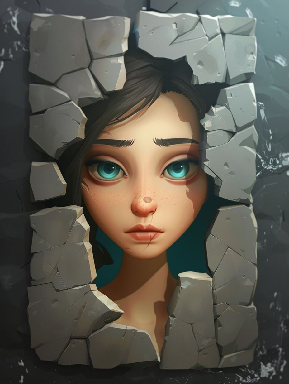 Minimalist Low Poly Digital Portrait - Image 4