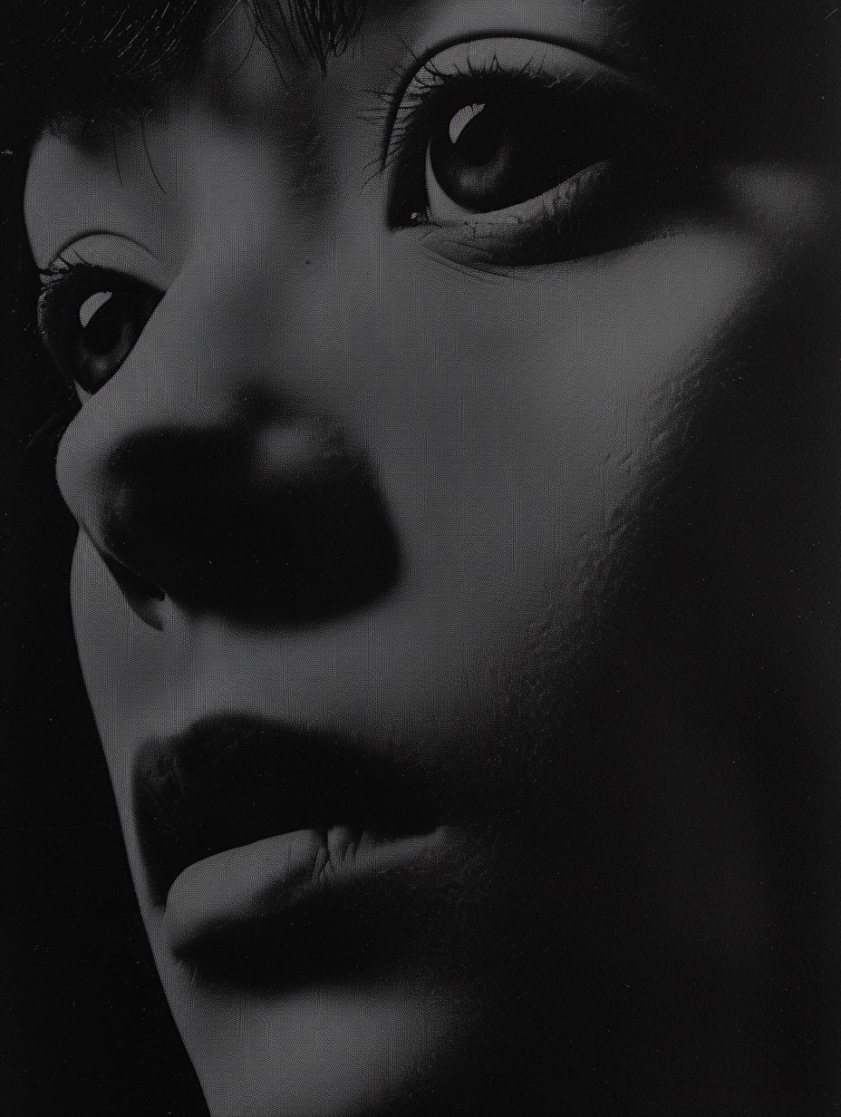 Vintage Noir Cinematic Gaze - Image 3