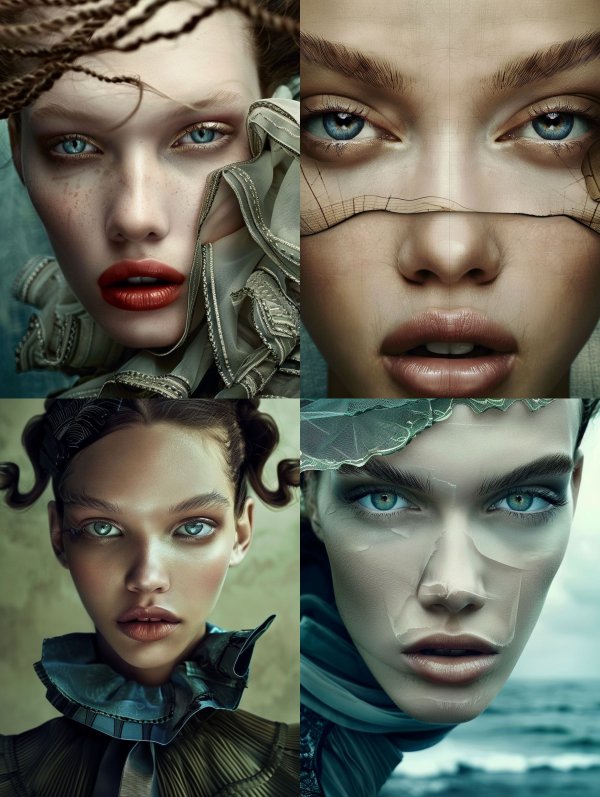 Ethereal High Fashion Portraits